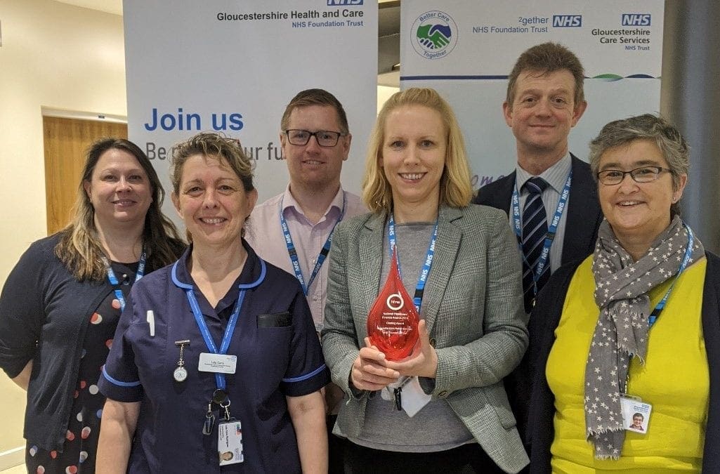 National award win for innovative work around patient data