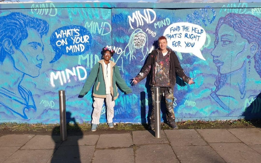 Local artists create mural for launch of On Your Mind Glos