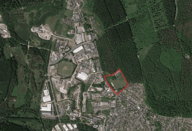 Site aerial photo