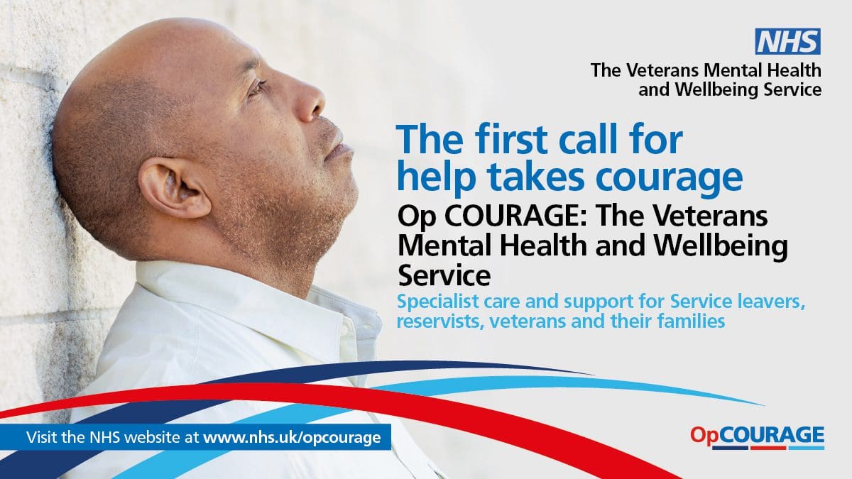 Op COURAGE Providing mental health support for our veterans > Glos