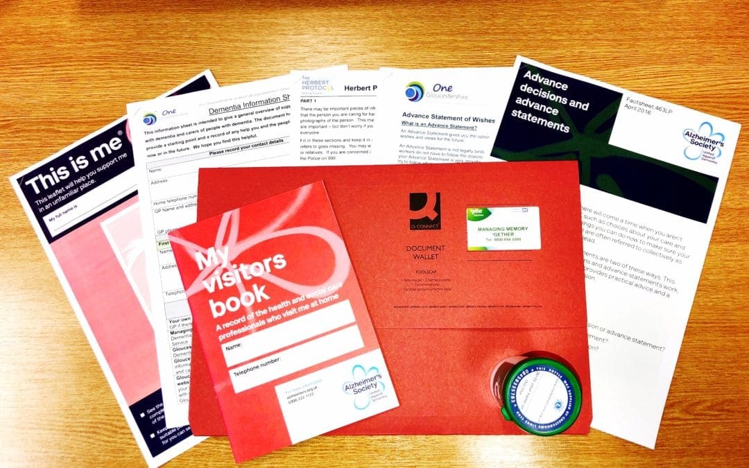 How a red folder can better support people with dementia in Gloucestershire